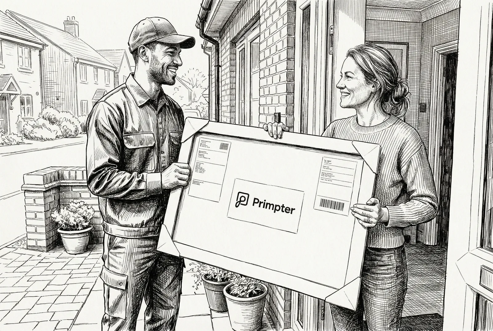 Premium custom canvas print with sustainable hardwood frame by Primpter